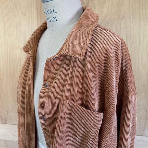 Brown oversized jacket - Picture 3 of 4